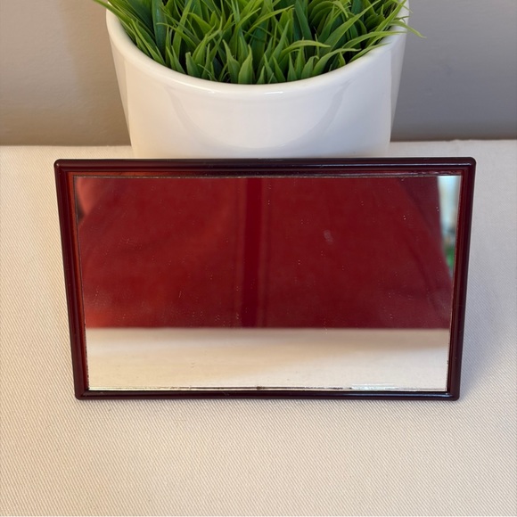 Bottega Venetta Vintage Faux Tortoise Shell Mirror - Picture 8 of 9